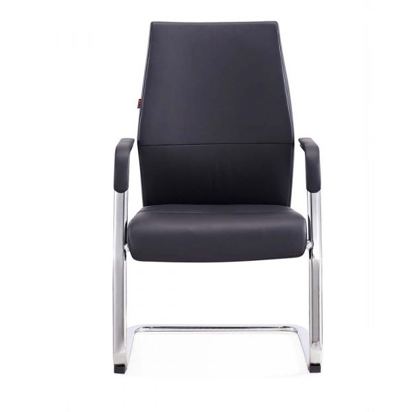 Black Leather Ergonomic Office Chair Sturdy, Yet Elegant 605C - Image 5