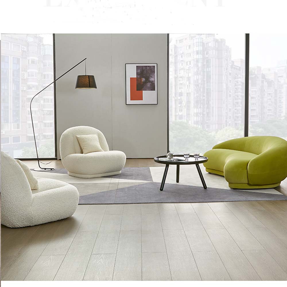 Corner Sofa Set C-Shaped Fabric Modern Living Room Curved Sofa