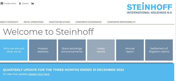 steinhoff international company